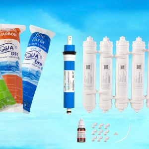 CB7: 9 lõi aqua (1-9)+ 1 Lõi Kiềm Hydrogen + phụ kiện