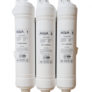 Bộ lõi lọc 123 Aqua ĐÚC