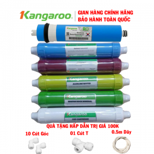 Bộ lõi lọc nước Kangaroo 456789 khử mùi hôi, tạo khoáng, loại bỏ vi khuẩn
